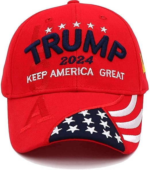 Trump 2024 Hat Keep America Great Take America Back Hat -- Red & Blue